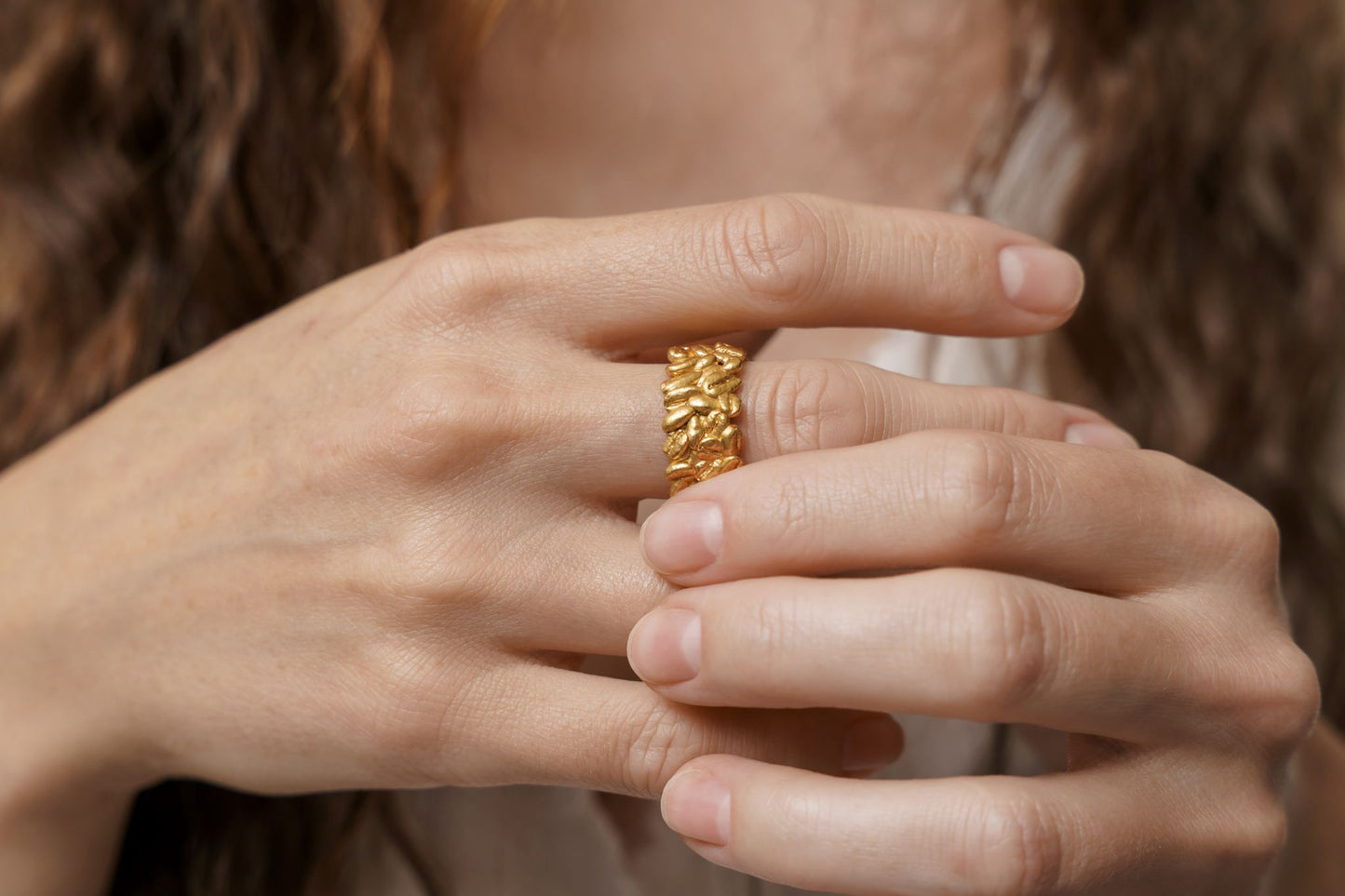 Каблучка «Львівська кава» світла (9 мм)