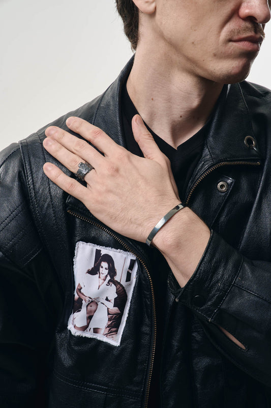 Браслет «Симпл» з чорнінням