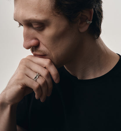 Каблучка «Рифи» (6 мм)