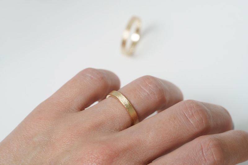 Обручка «Симпл» (3 мм) брашована